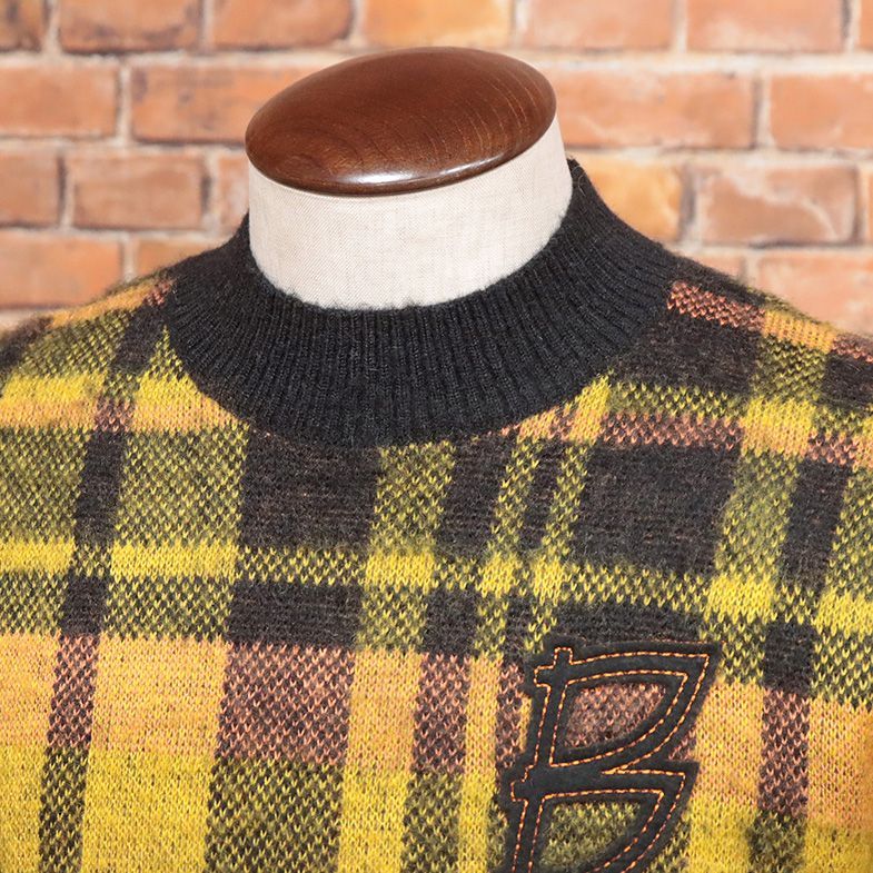 23秋冬/BOB/XLサイズ/モックネック ニット ほっこり ジャガード  