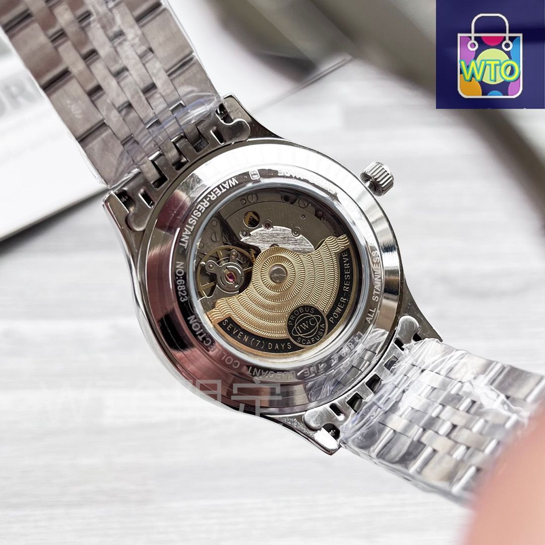 今日特価】IWC Classic Timepiece ホワイト / ゴールドケース 三