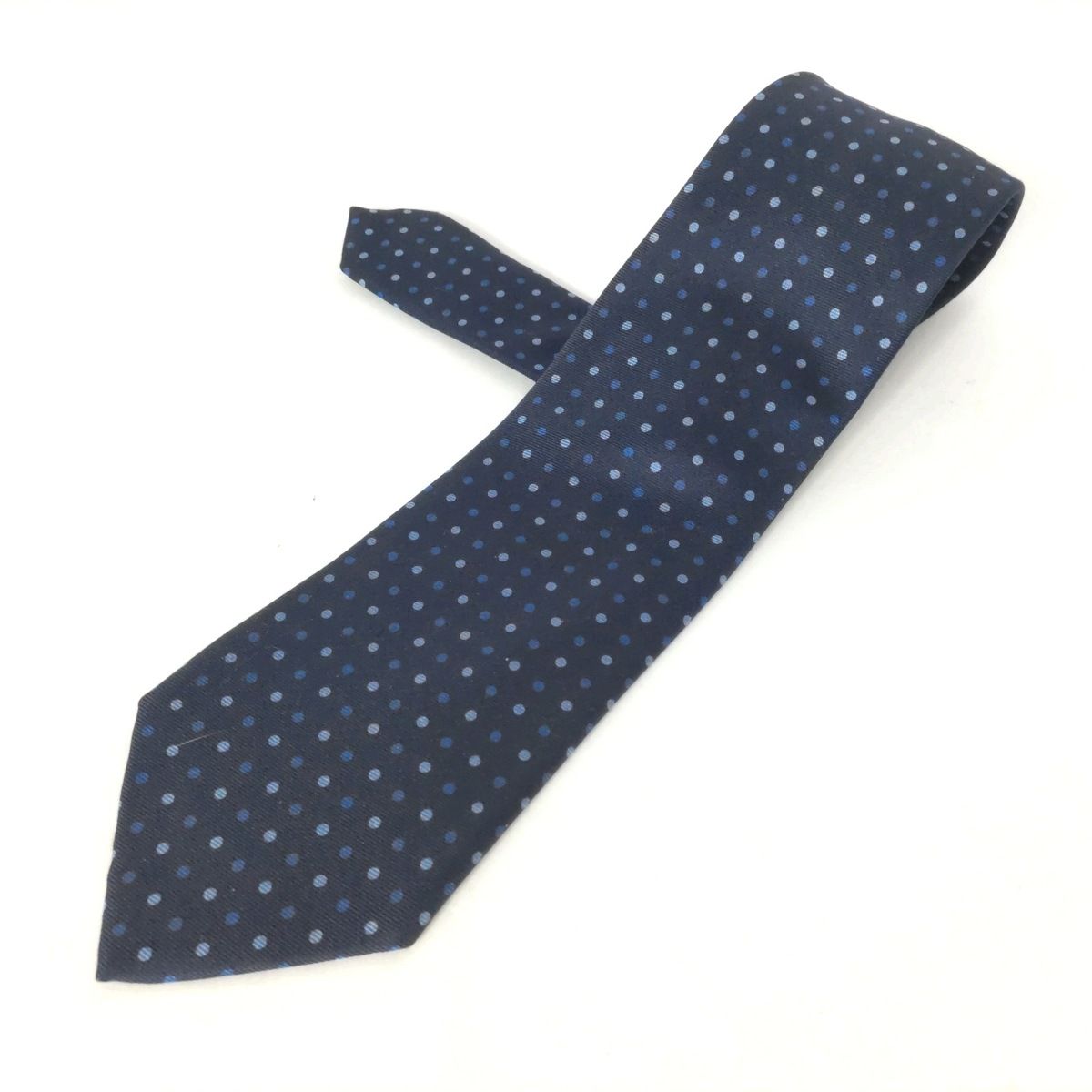 E. Marinella ダークブルー ネクタイ TIES】NEW ARRIVAL ダークネイビーソリッドタイ | E.Marinella