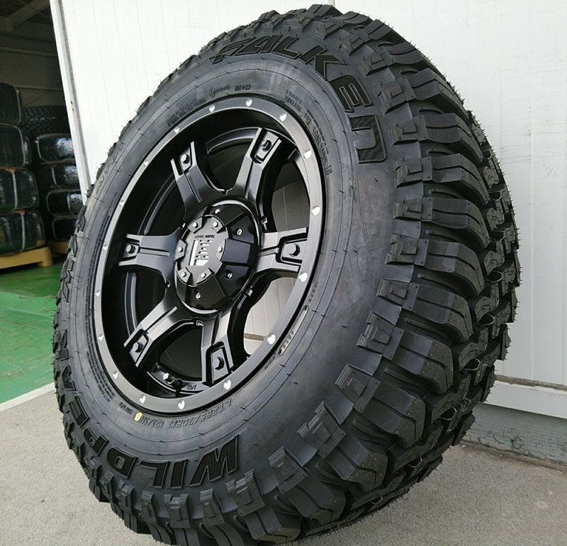 LEXXEL OutLaw Jeep ジープ JK JL ラングラー タイヤホイールセット ファルケン WILDPEAK MT01 265/70R17  新品4本セット - メルカリ