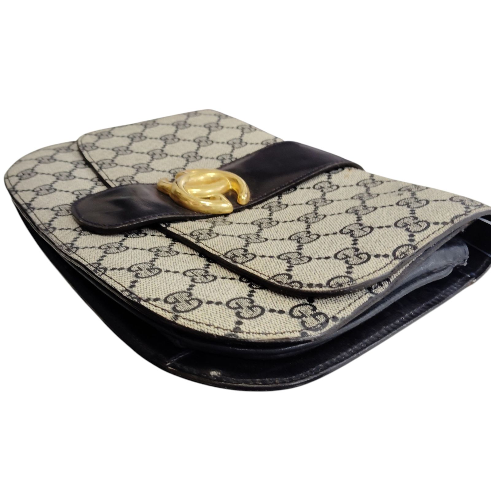 GUCCI オールドグッチ　クラッチバッグ レザー　ブラック　ヴィンテージ 楽天市場】GUCCI グッチ ヴィンテージ オールドグッチ ブラック