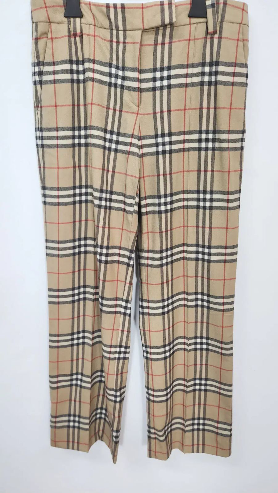 US8 UK 10 バーバリー レディース ウール ズボン