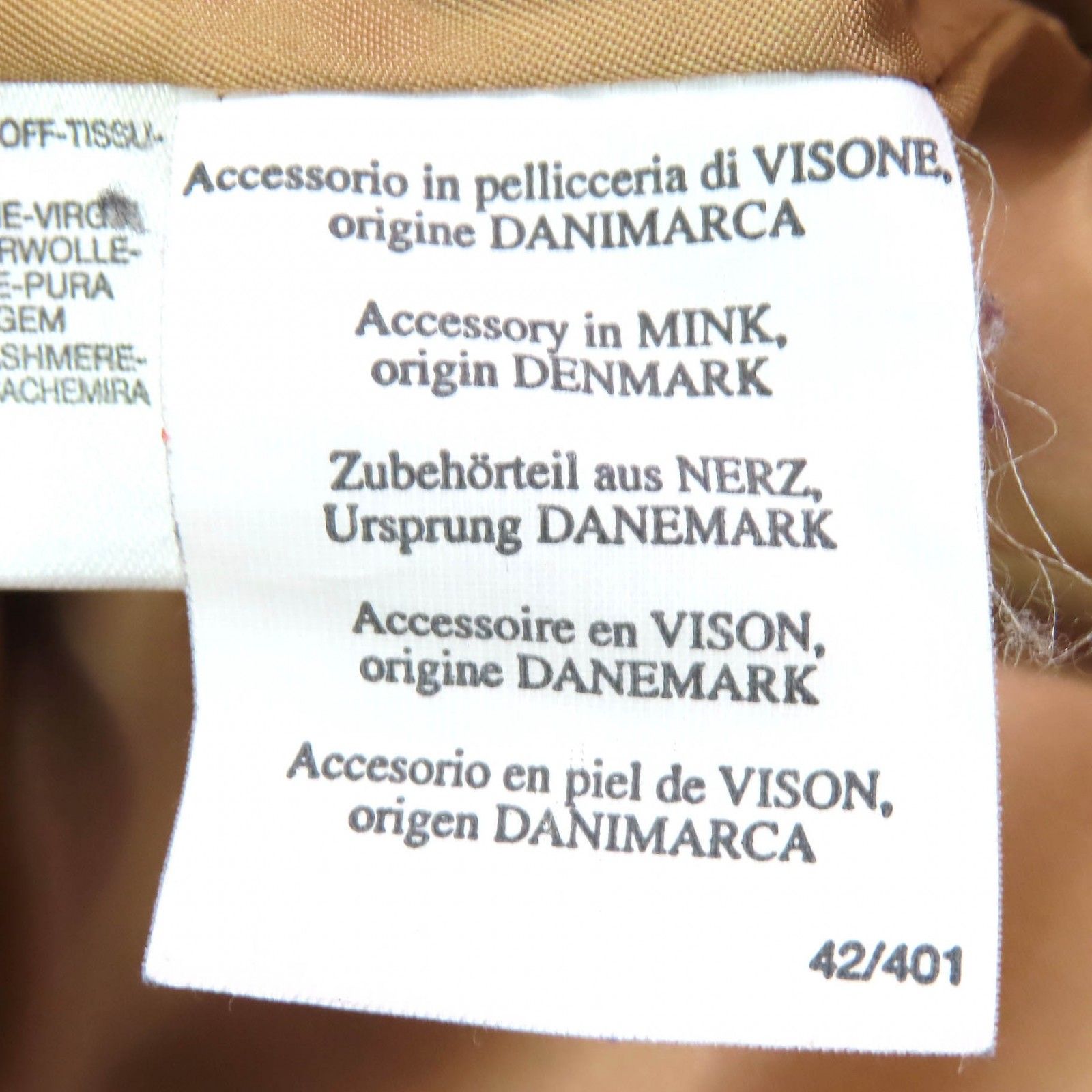 極美品△Max Mara マックスマーラ 白タグ ウール カシミヤ ミンク