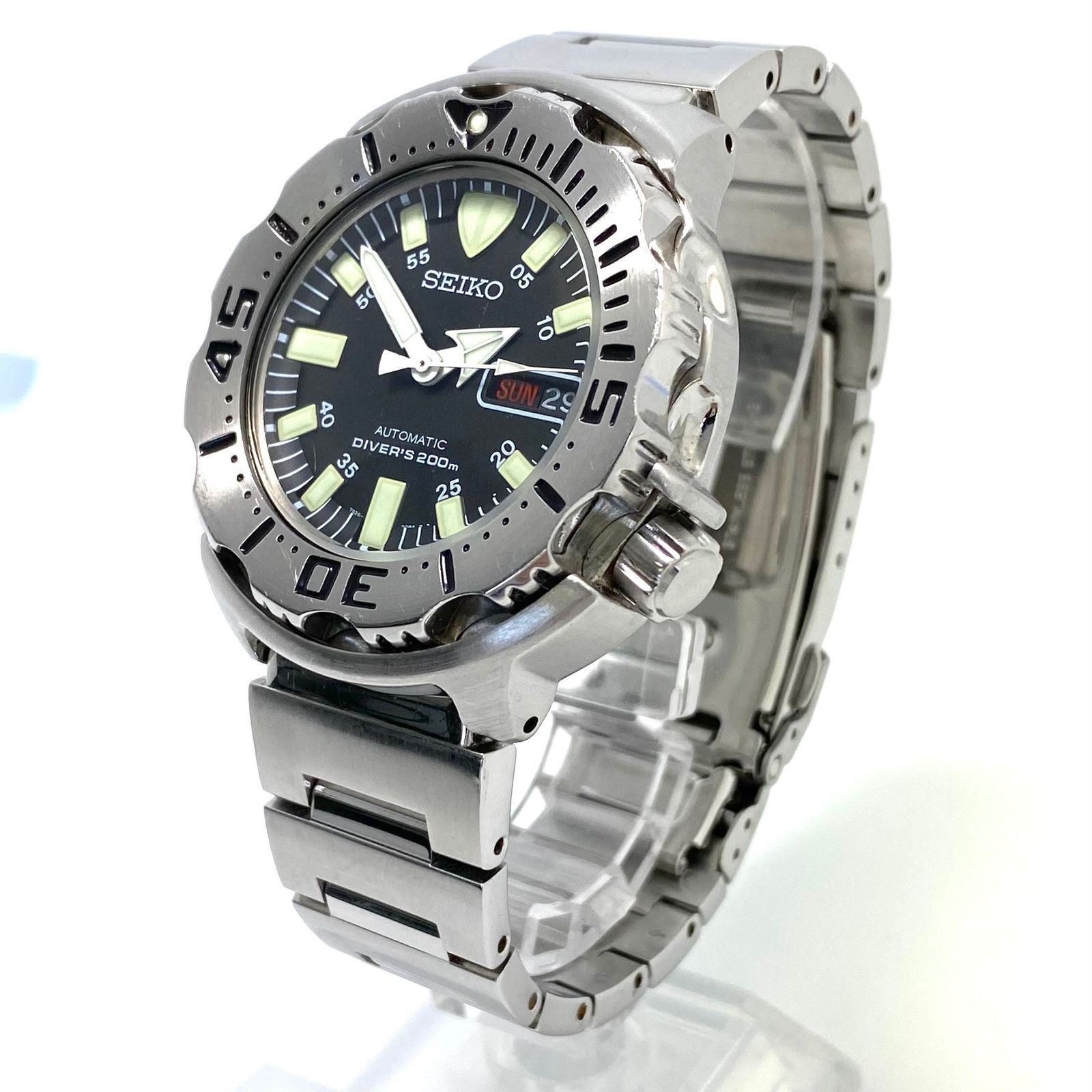 希少】腕時計 メンズ セイコー SEIKO ブラックモンスター SKX779 7S26 