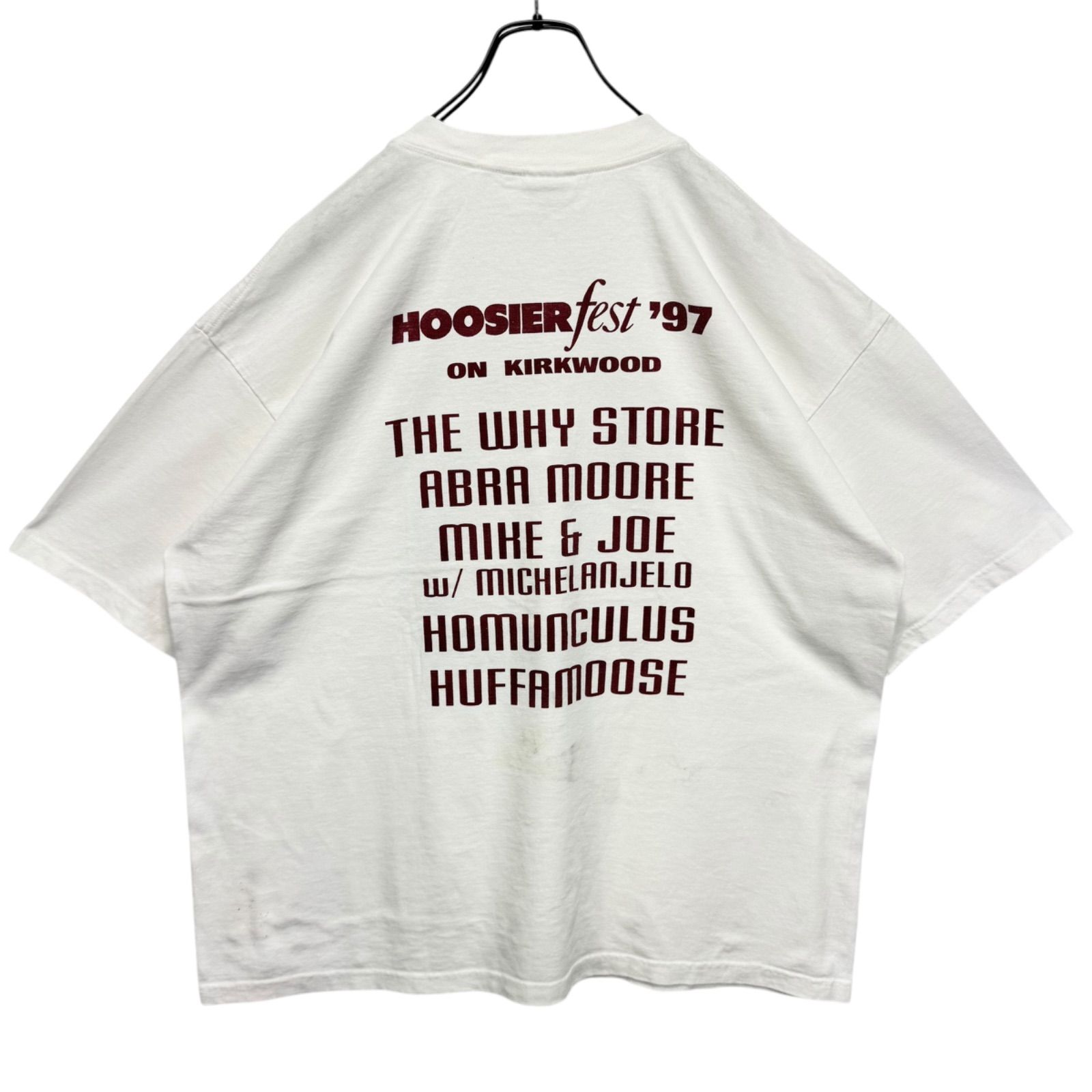 Vintage 90s vintage 1997 Budweiser Promo Print T-shirt Tee カナダ 