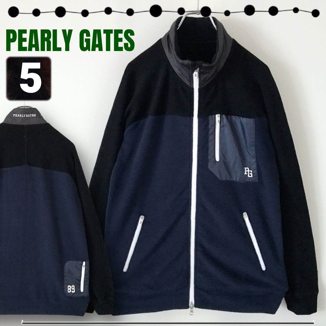 パーリーゲイツ/PEARLY GATES☆フューチャーフリースブルゾン☆ウール 