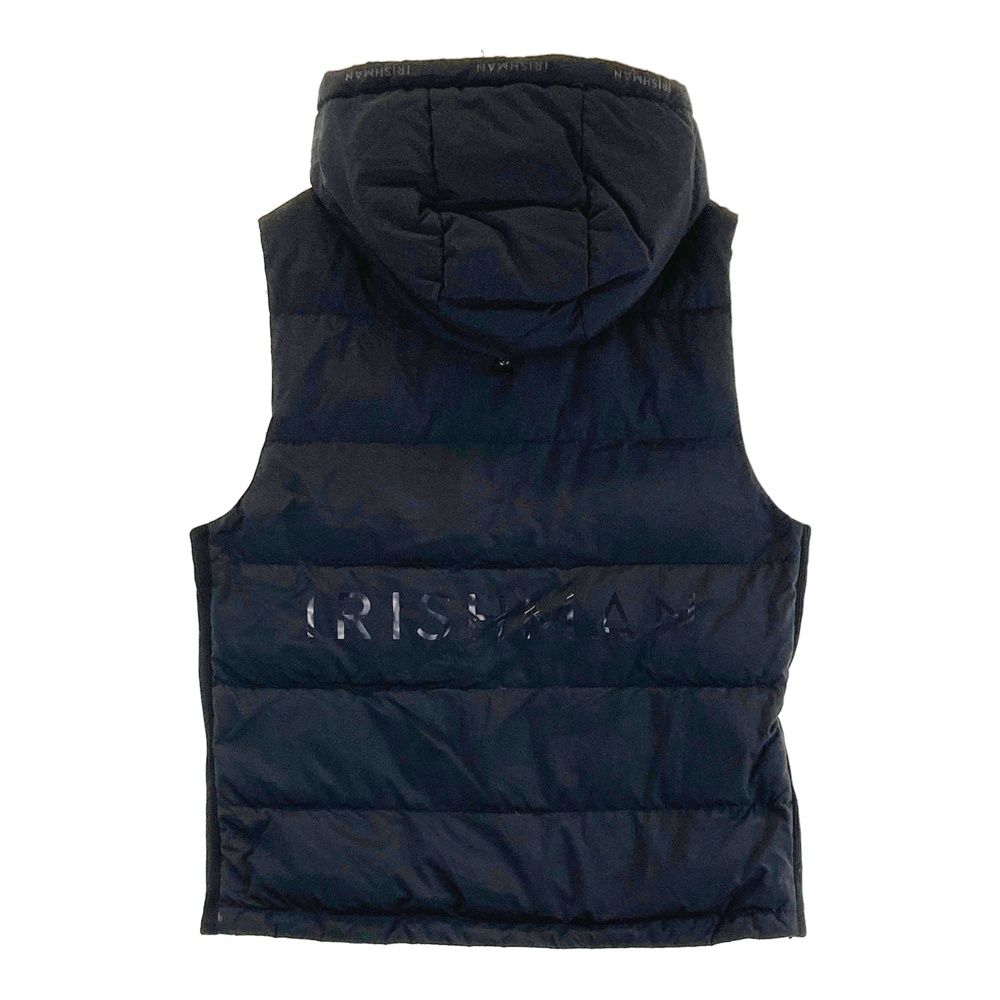 サイズ M IRISHMAN アイリッシュマン 2WAYダウンベスト ブラック系 240101394081 ゴルフウェア メンズ ストスト