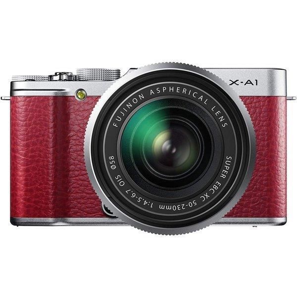 富士フイルム - ★情熱の赤★Wi-Fi搭載★FUJIFILM X-A1 レッド レンズセット 富士フイルム Xシステム フジフィルム ミラーレス FUJIFILM X-A1