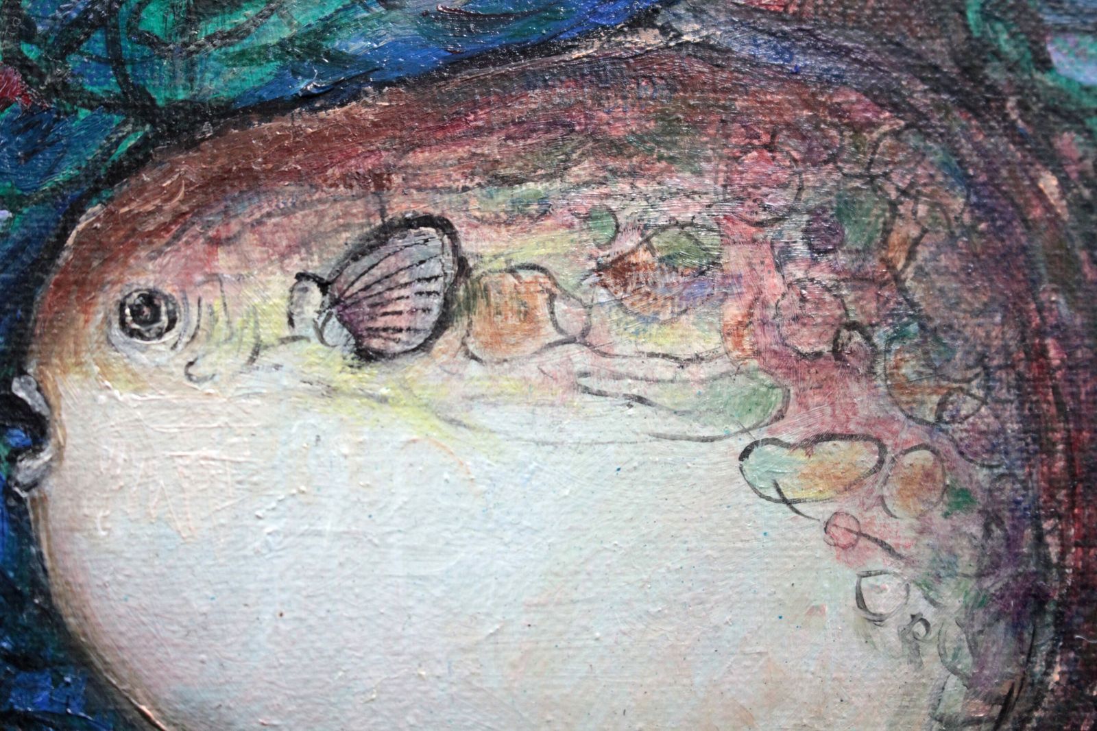 最新のデザイン 土屋昭雄『マンボウ』油彩画【真作保証】 絵画 - メルカリ 絵画+タペストリー