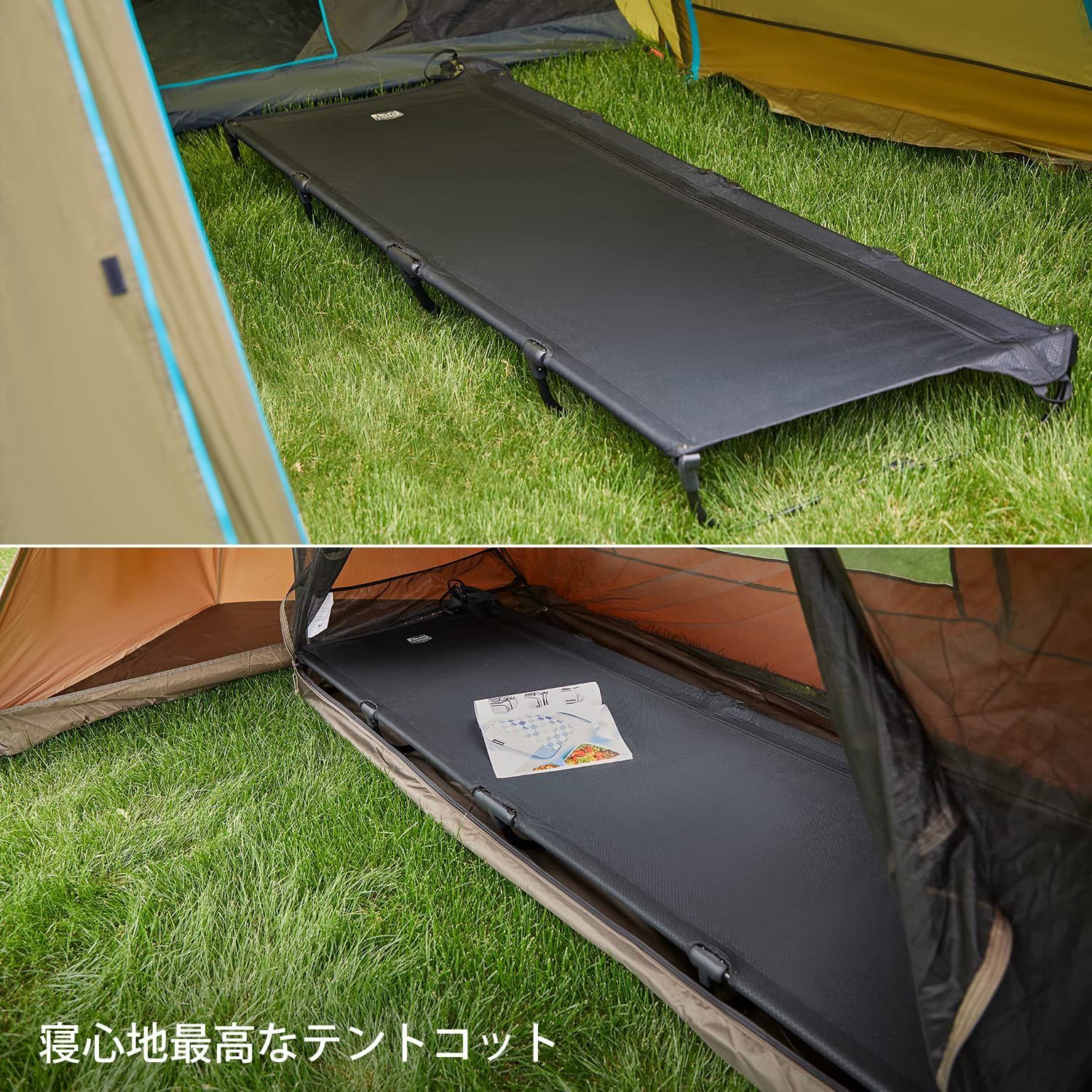 数量限定】RIDGE TIMBER キャンプコット 軽量2.9kg 数秒セットアップ