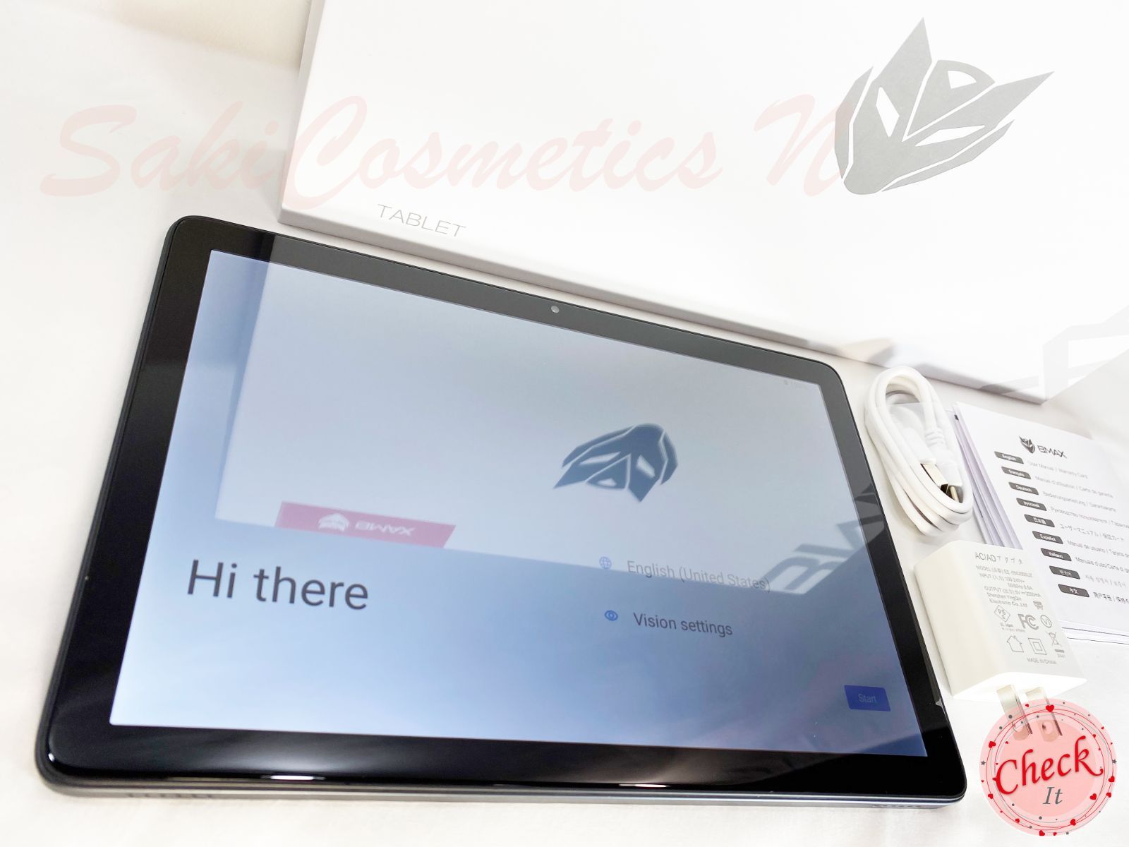 液晶画面 10インチタブレット