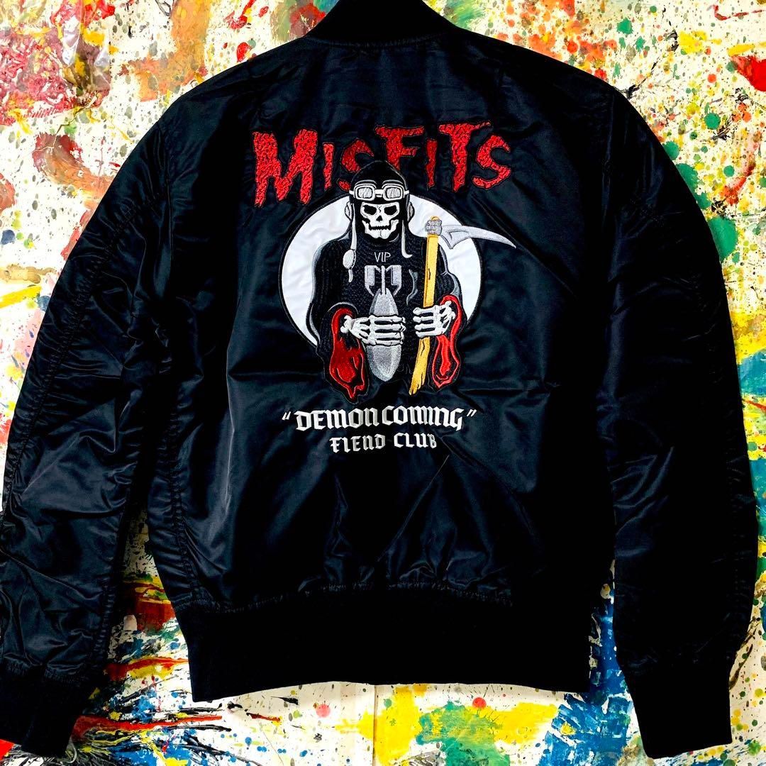 身幅53Misfits ミスフィッツ　ベロアジャケット