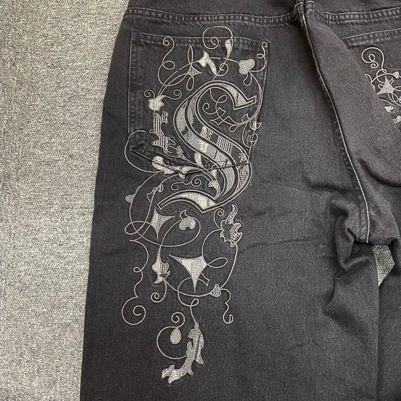 Supreme / Coogi Baggy Jean black