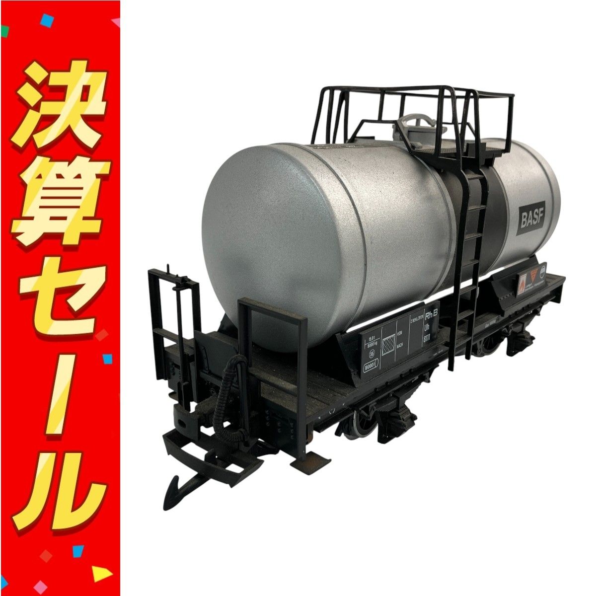 レーマン LGB レーティッシュ鉄道 RhB BASF タンク車 Uh 8111 Gゲージ 鉄道模型 N10146411
