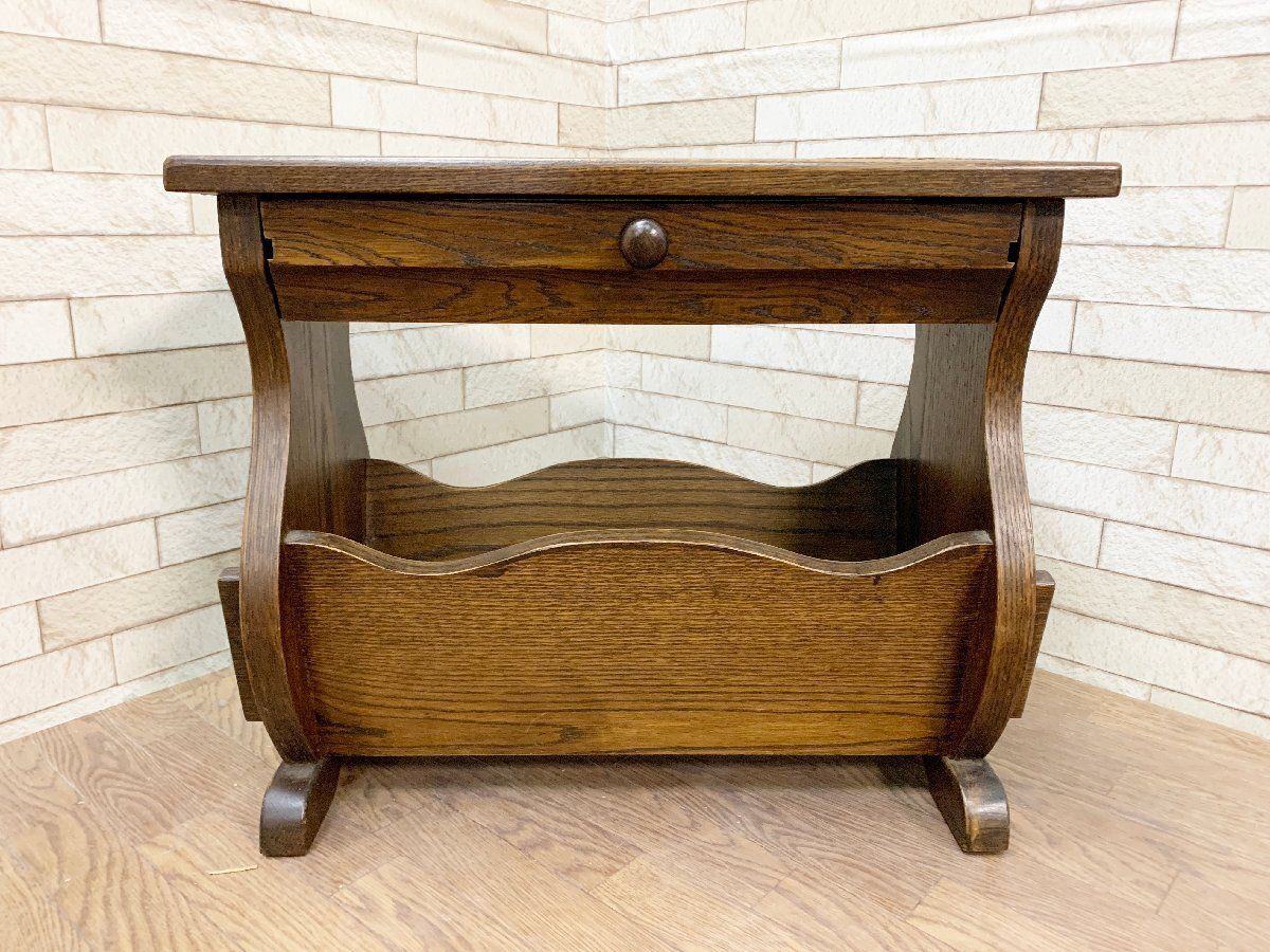 北欧 ビンテージ デンマーク ローズウッド マガジンラック サイドテーブル 木製 デンマーク ヴィンテージ マガジンラック サイドテーブル ローズ