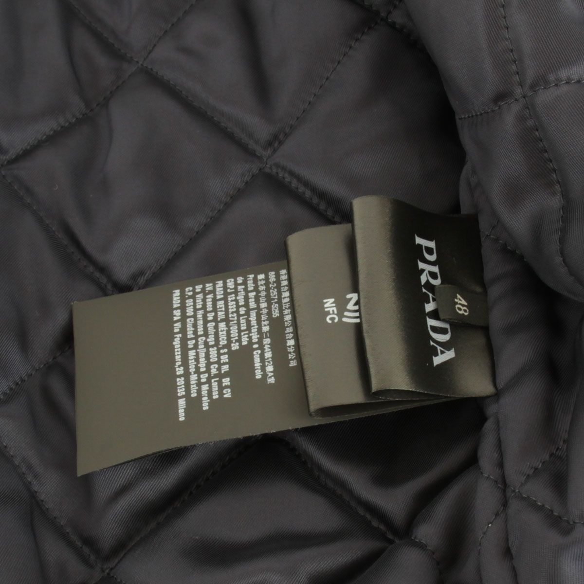 美品『USED』 プラダ トライアングルロゴ コーデュロイボンバー