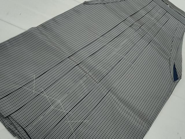 平和屋着物●男性 馬乗り袴 間道 正絹 CAAZ0863vf