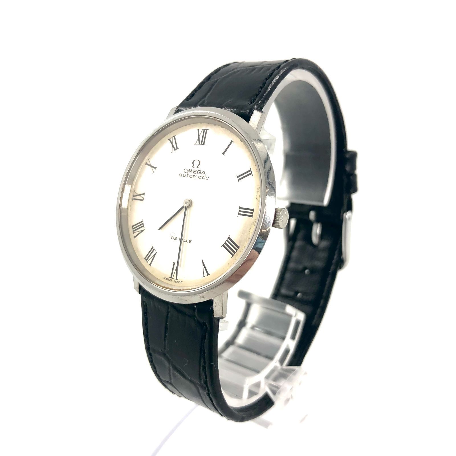 OMEGA オメガ DeVille デヴィル オートマティック SS/AT ホワイト文字 