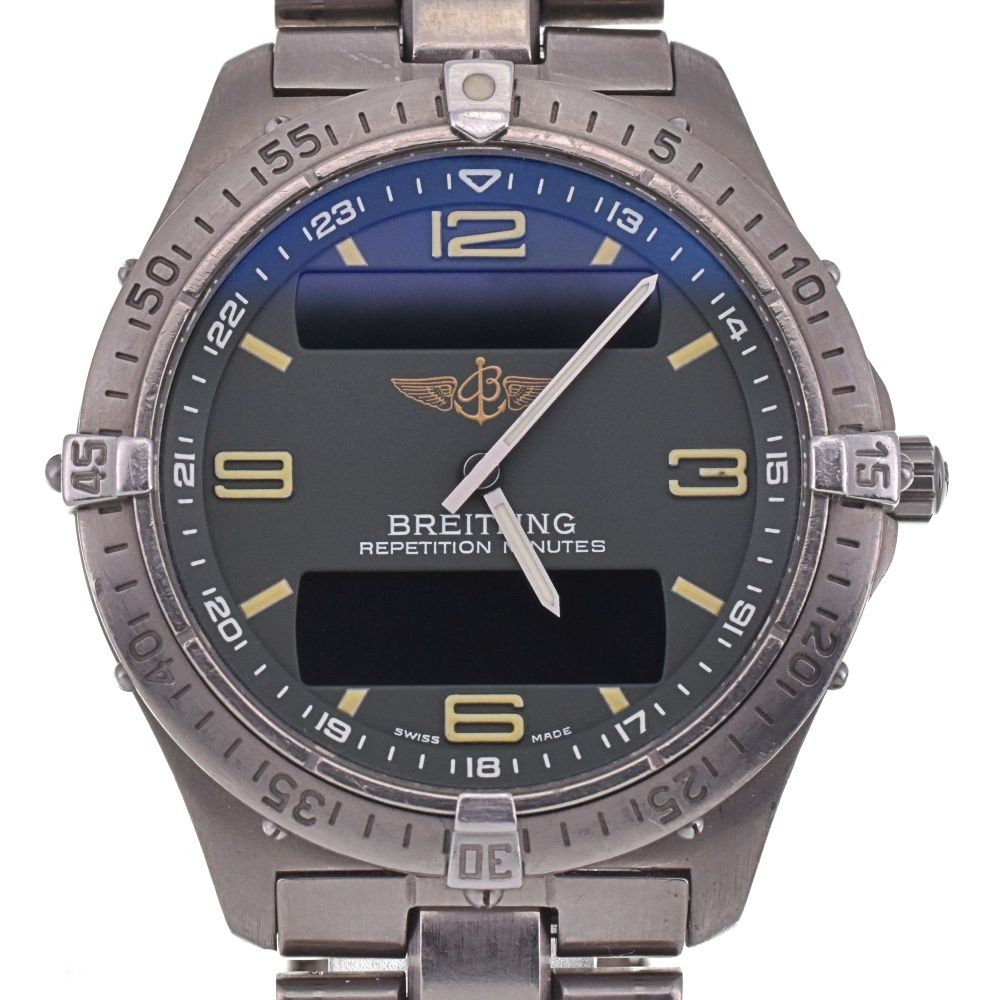 ブライトリング BREITLING E65062 エアロスペース アラーム デュアル