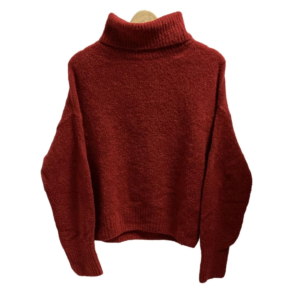 45rpm フォーティーファイブアールピーエム 長袖セーター サイズ2 M レディース - レッド タートルネック