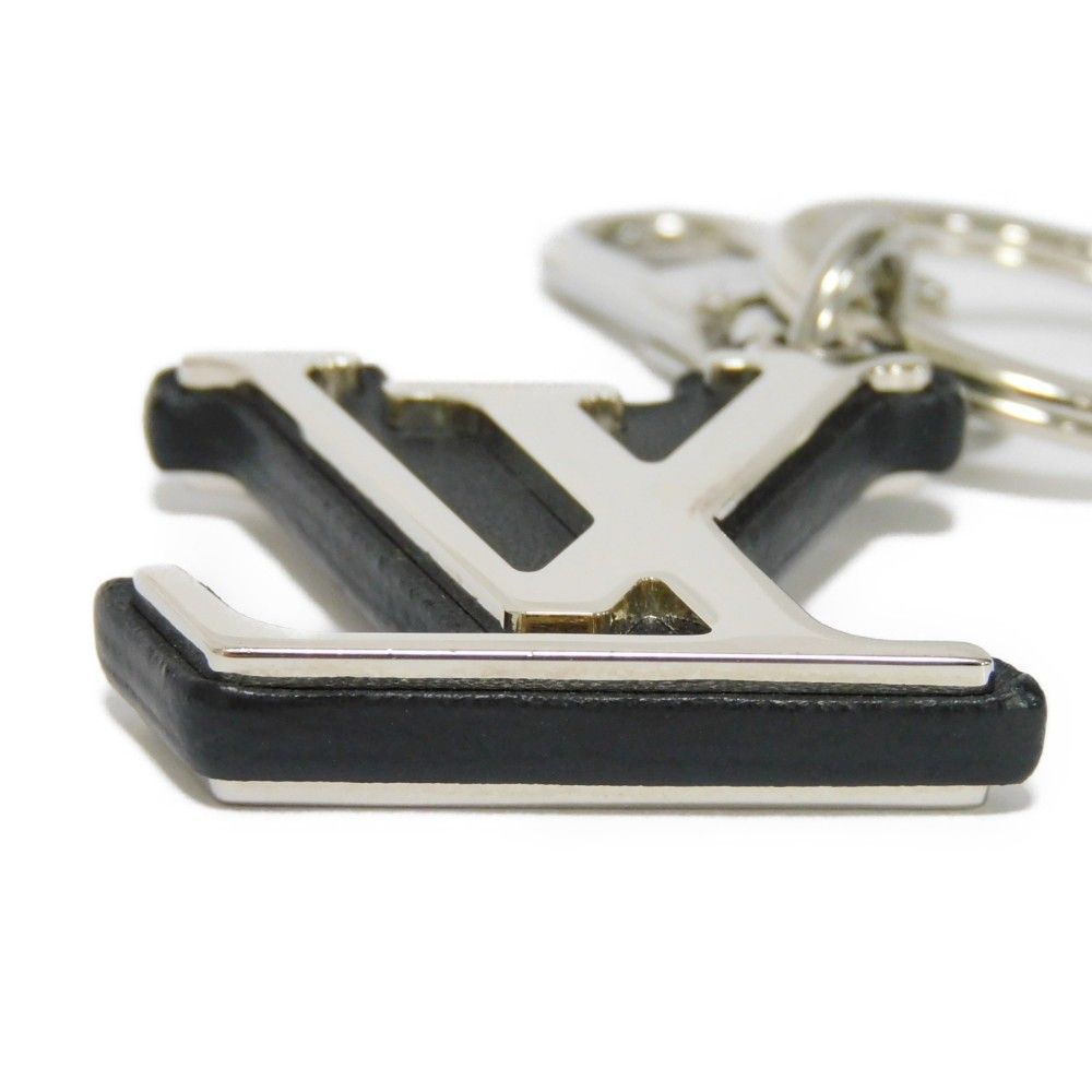 Louis Vuitton ブラックメタルキーホルダー LOUIS VUITTON ルイ・ヴィトン ポルトクレ LV クラシック