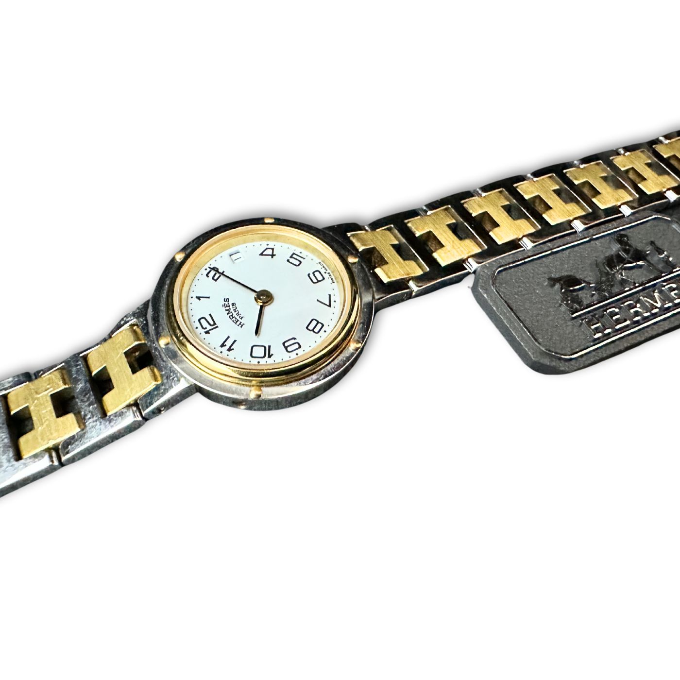 エルメス時計（電池交換済） 新品電池交換済み✨HERMES エルメス 箱付き クリッパー 24mm