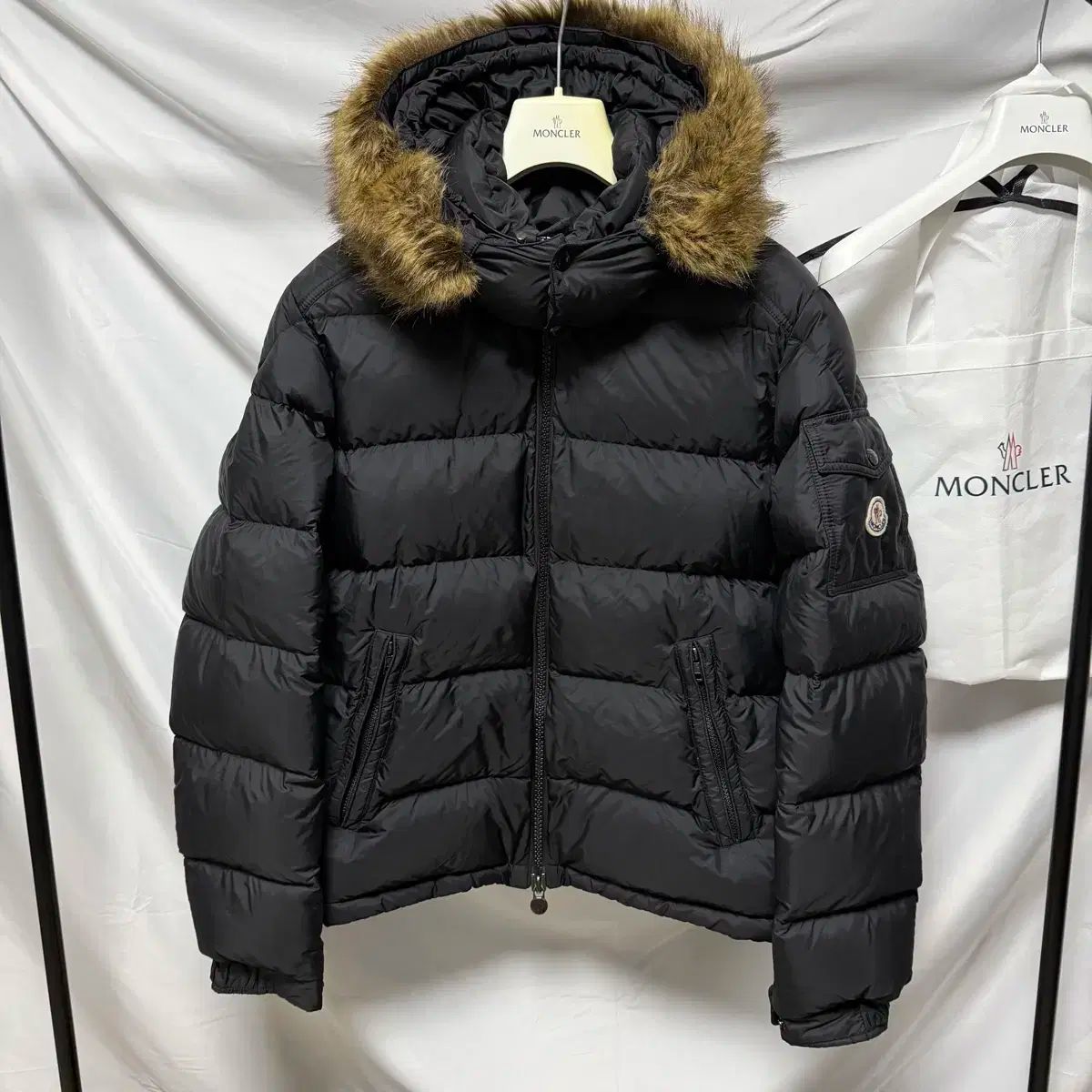 S+級/3 23 24FW MONCLER モンクレール マヤフ ダウン ブラック フル  