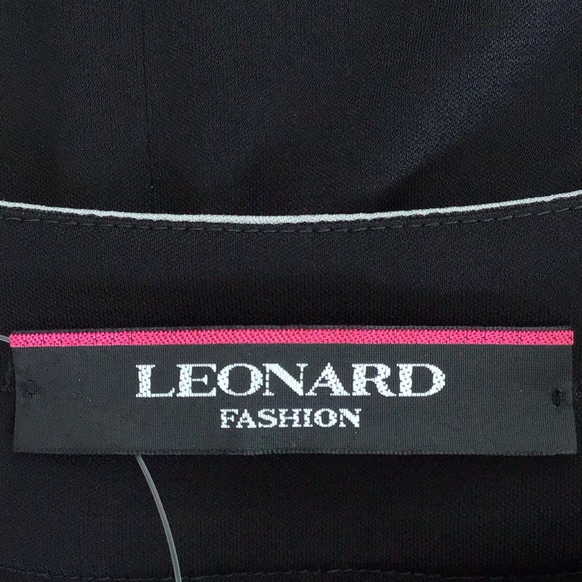 レオナール LEONARD サイズ38 M 0180253 - 黒×ピンク×グレー  