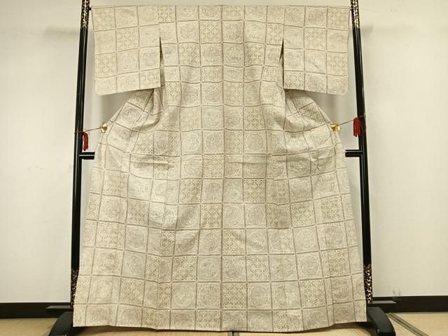 ❪7806❫ ❦ 結城紬 アンサンブル❦ ハロウィンSALE】 【奥順】謹製 【本場結城紬】 アンサンブル 高