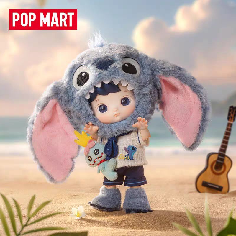 Disney x POP MART HACIPUPU スティッチ 1|8 可動人形ぬいぐるみ プレゼント 保証