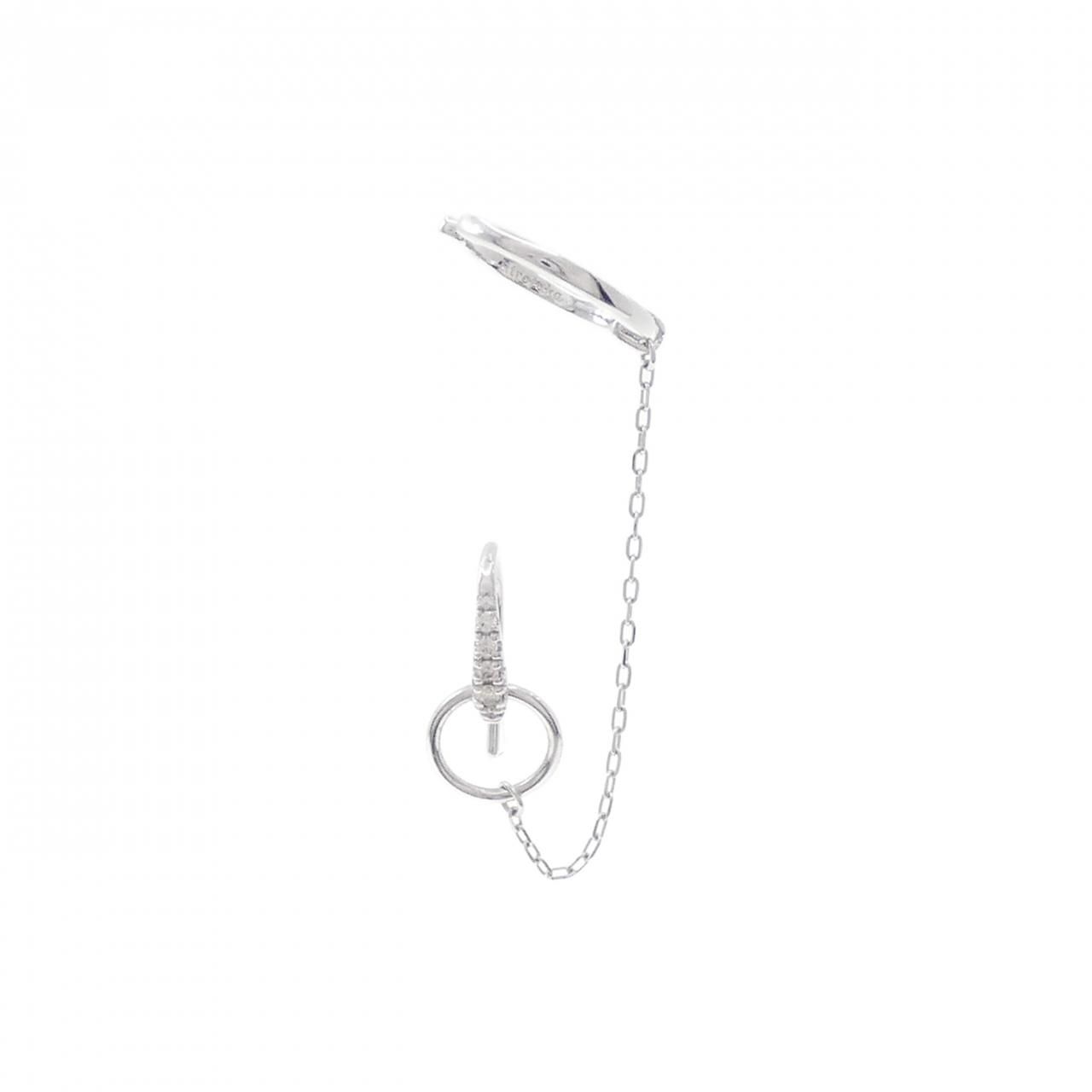 ヒロタカ ムザール ピアス イヤーカフ 0.04CT 片耳