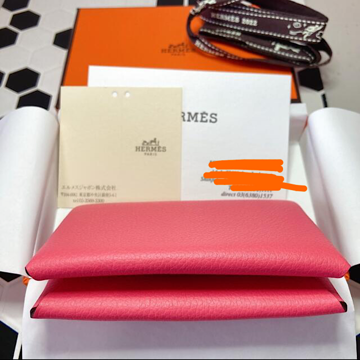 メール便送料無料対応可】 HERMES Hermes カードケース シェーブル