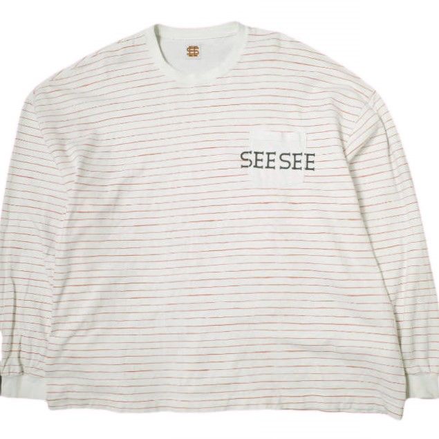 SEESEE × URBS 別注 L/S Tee ボーダーT SEE SEE x URBS シーシー アーバンリサーチ 23SS 別注 日本製 SUPER