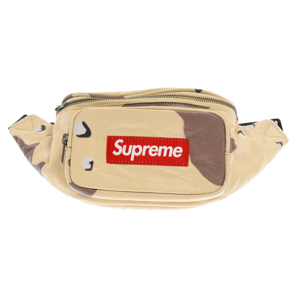 SUPREME (シュプリーム) 17SS Leather Waist Bag Desert Camo