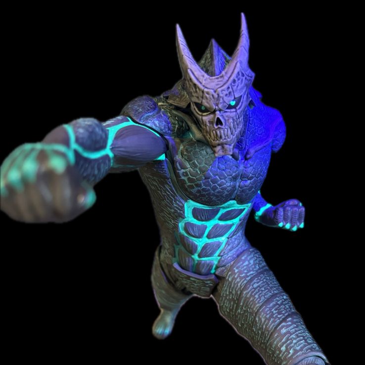 リペイントフィギュア 煉獄 玖ノ型煉獄 vs 猗窩座 破壊殺・羅針 LEDエフェクト