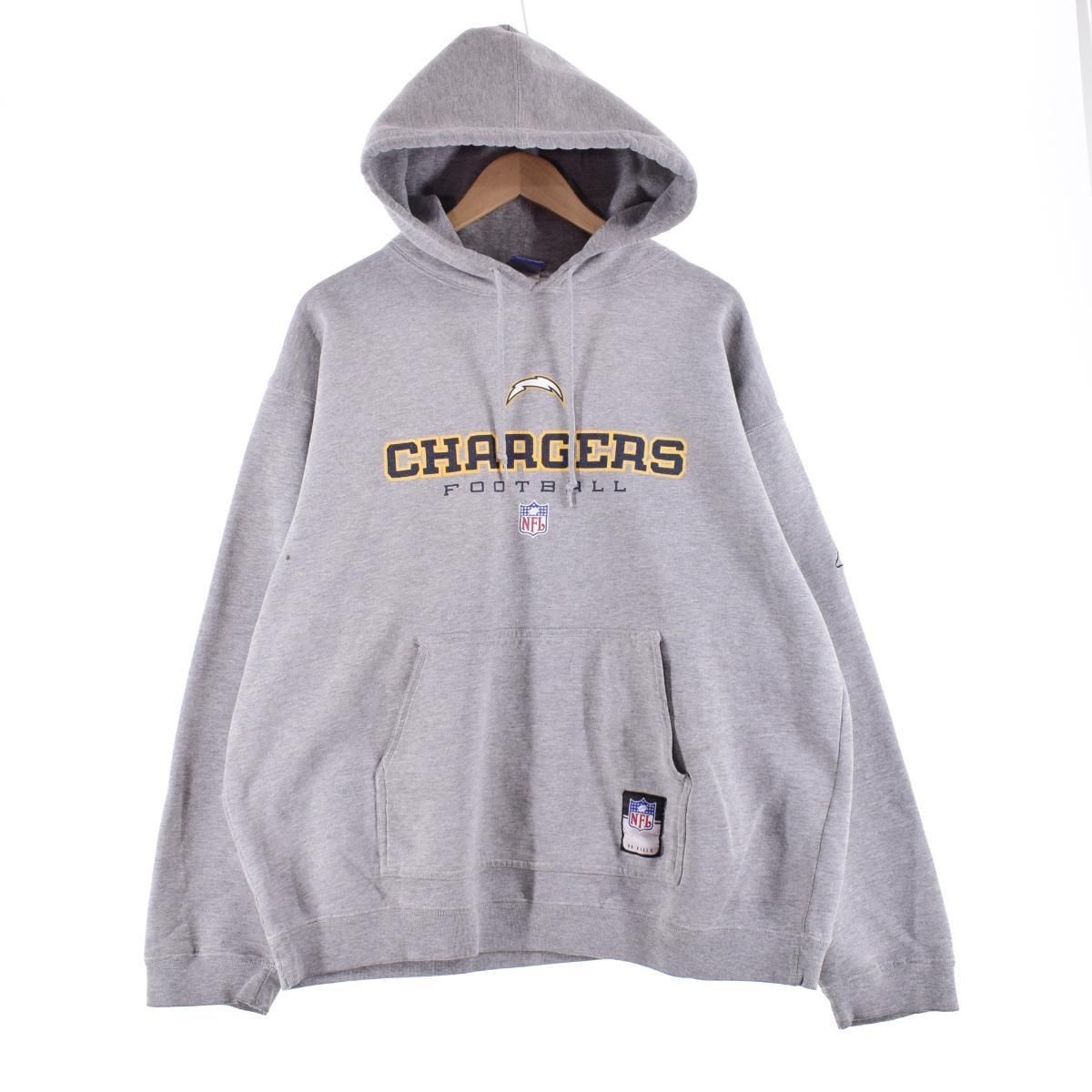 古着 リーボック Reebok NFL LOS ANGELES CHARGERS ロサンゼルス チャージャーズ プリント スウェットプルオーバーパーカー/eaa295904  - メルカリ