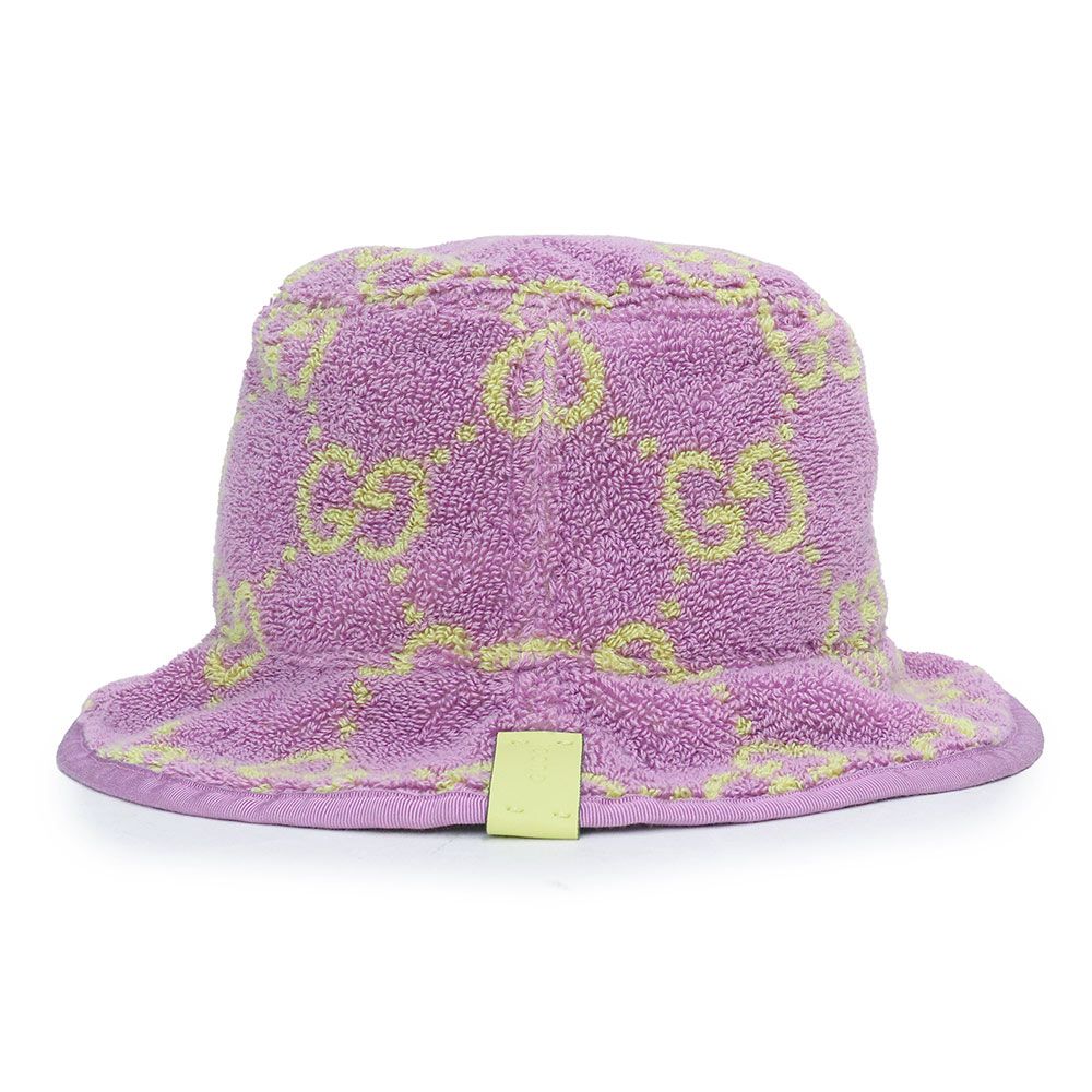■ □ 43593★GUCCI グッチ 帽子 バケットハット コーデュロイ GGデニム バケットハットブルー＆ホワイト | GUCCI公式