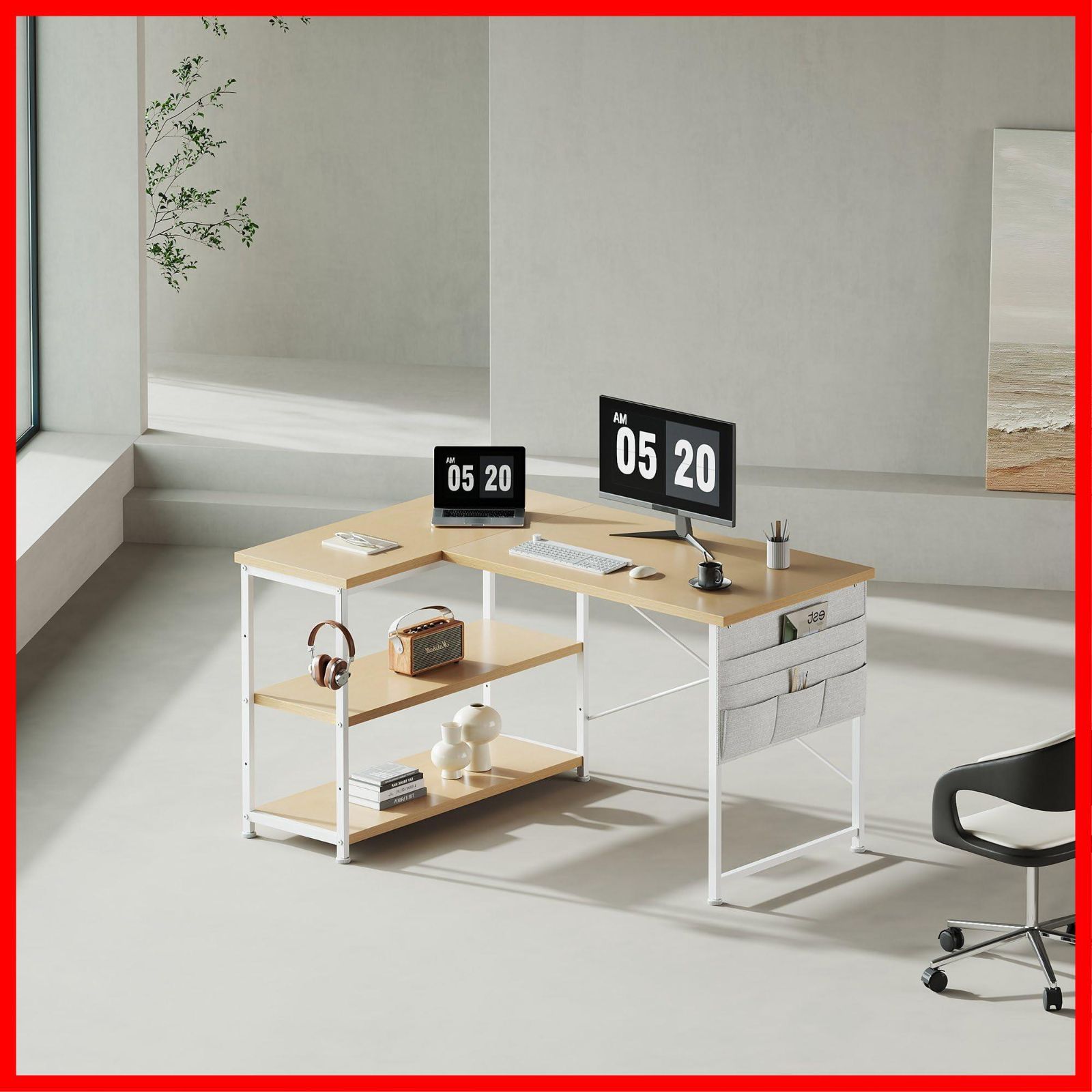 コクヨ HD-LD10 分解可 左右マウス板切替可 パソコンデスク