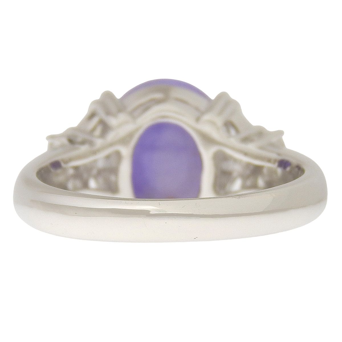 LH4.86/D0.64 ラベンダージェイダイト リング Pt900プラチナ リング  