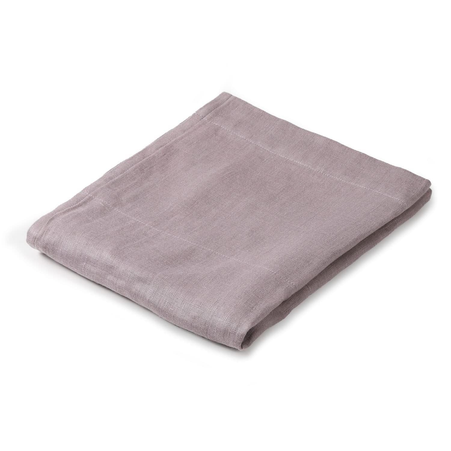 Color スモーキーピンク LINEN - BASIC 3重ガーゼバスタオル 45×110㎝ スモーキーピンク 赤ちゃんの敏感肌にも使える 柔らかい 速乾吸水 薄手 肌当たりの優しいリネンガーゼタオル