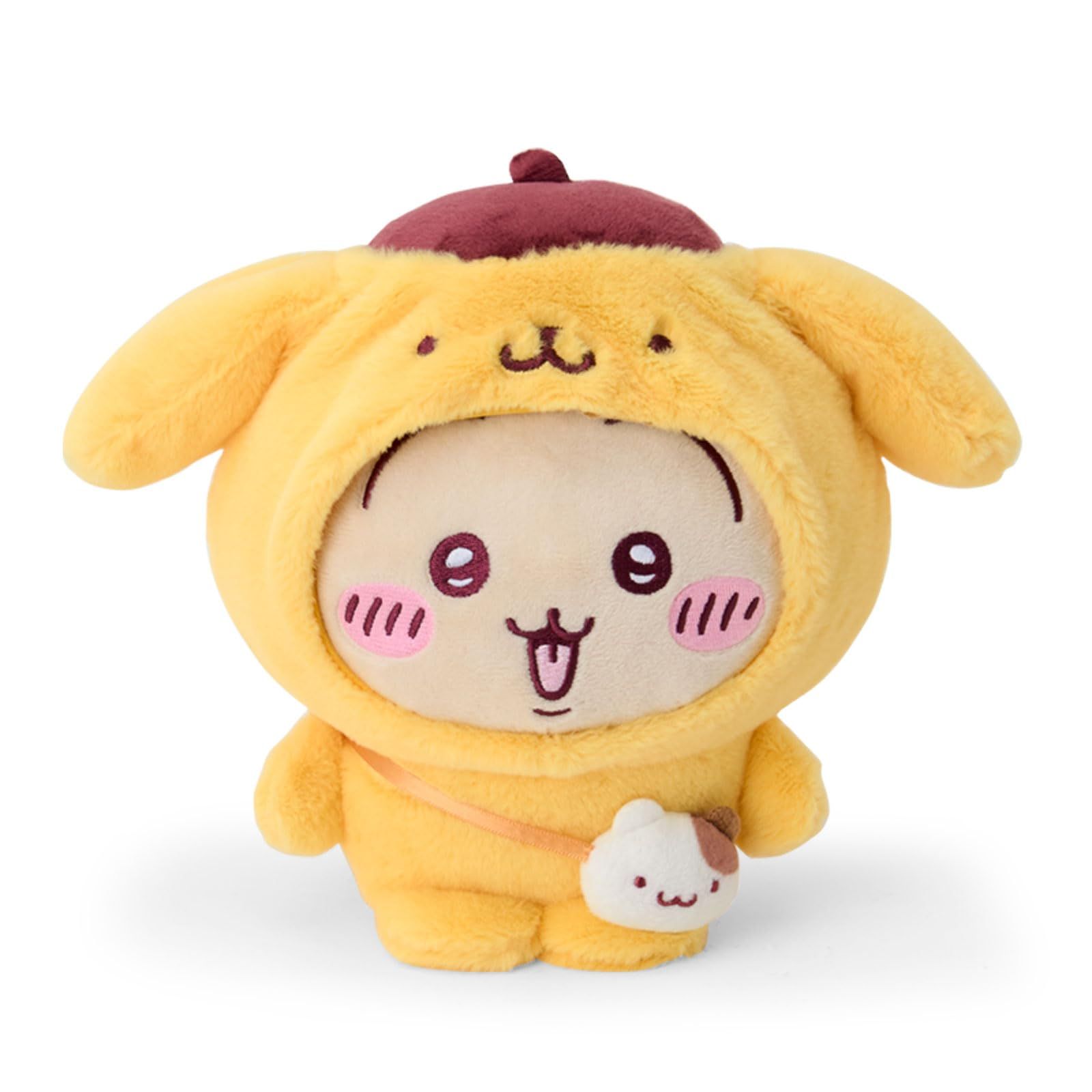ちいかわ　サンリオキャラクターズ　ぷちミニマスコット うさぎ　ポムポムプリン サンリオ(SANRIO) ちいかわ ぬいぐるみ（うさぎ） ポムポムプリン