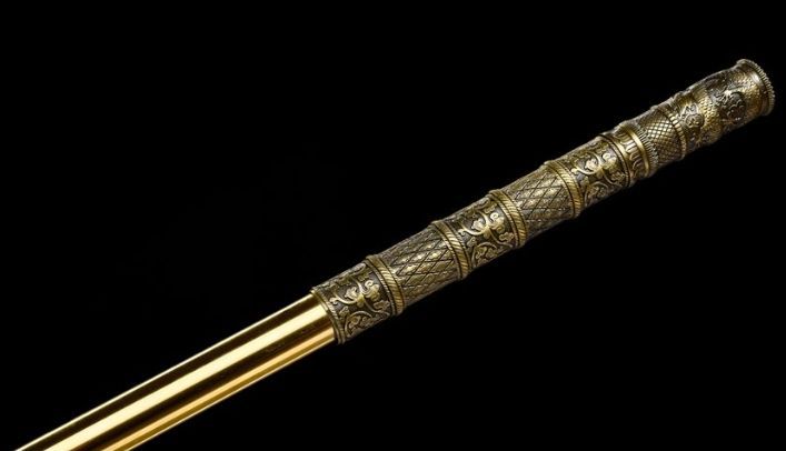 170センチ金色ステンレスブーム遊び置物如意金箍棒ゲームグッズ