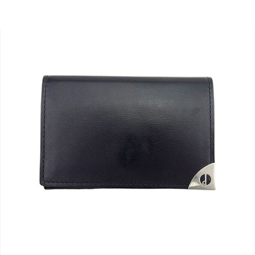 【X'masセール★30%OFF】ダンヒル Dunhill キーケース dプレート ブラック×シルバー レディース 中古 ダンヒル Dunhill キーケース dプレート ブラック×シルバー レディース