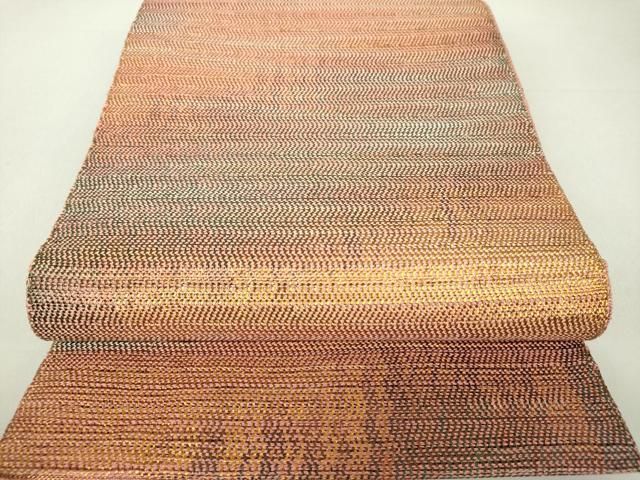 平和屋着物○西陣 全通柄袋帯 霞文 金糸 上代28万 証紙付き 正絹 逸品  