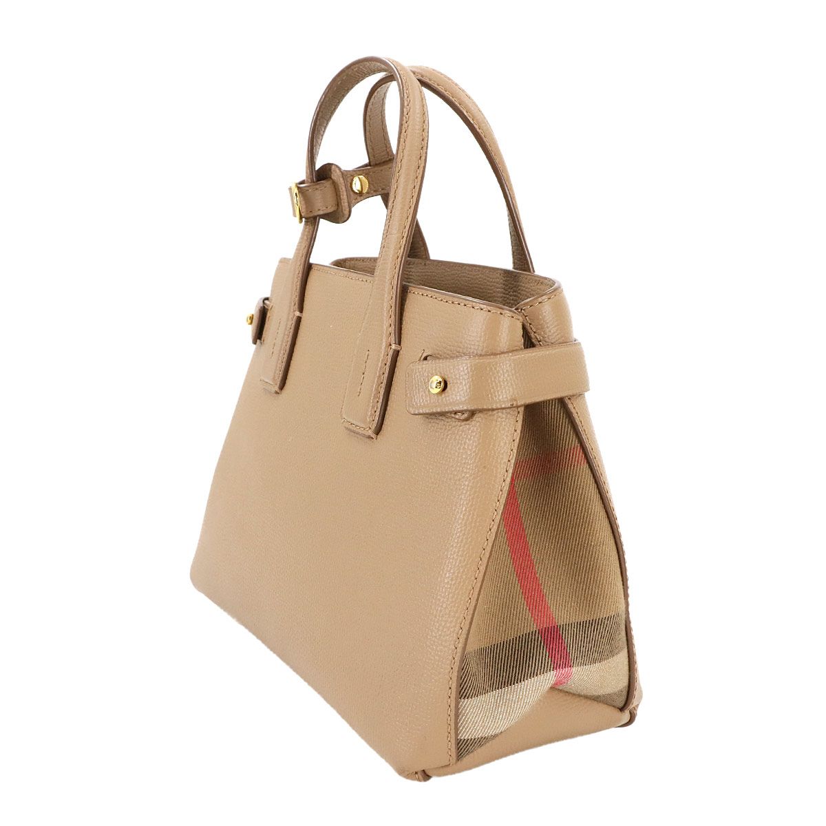 新品同様 バーバリー BURBERRY ハウスチェック バナー スモール 2way 