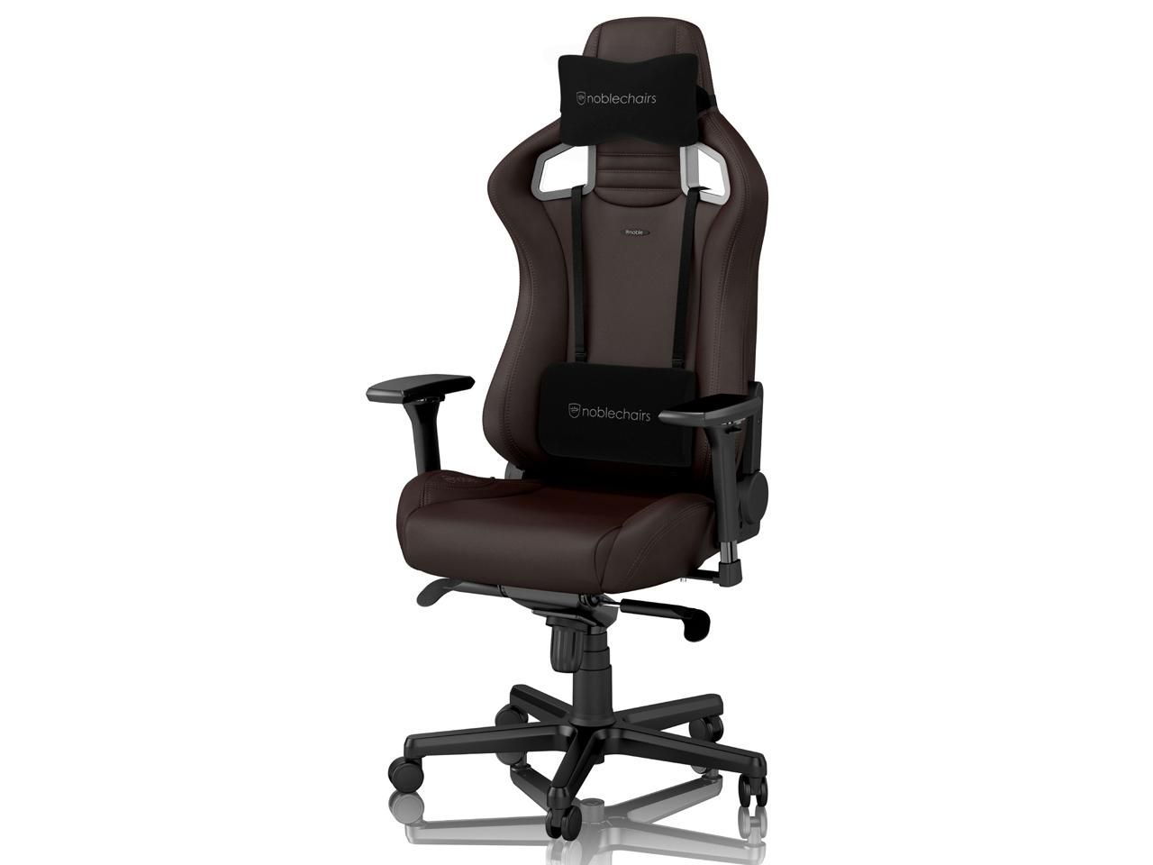 4営業日で発送 noblechairs NBLPUJVE002 NBL-PU-JVE-002 ゲーミングチェア EPIC - JAVA EDITION マットブラウン