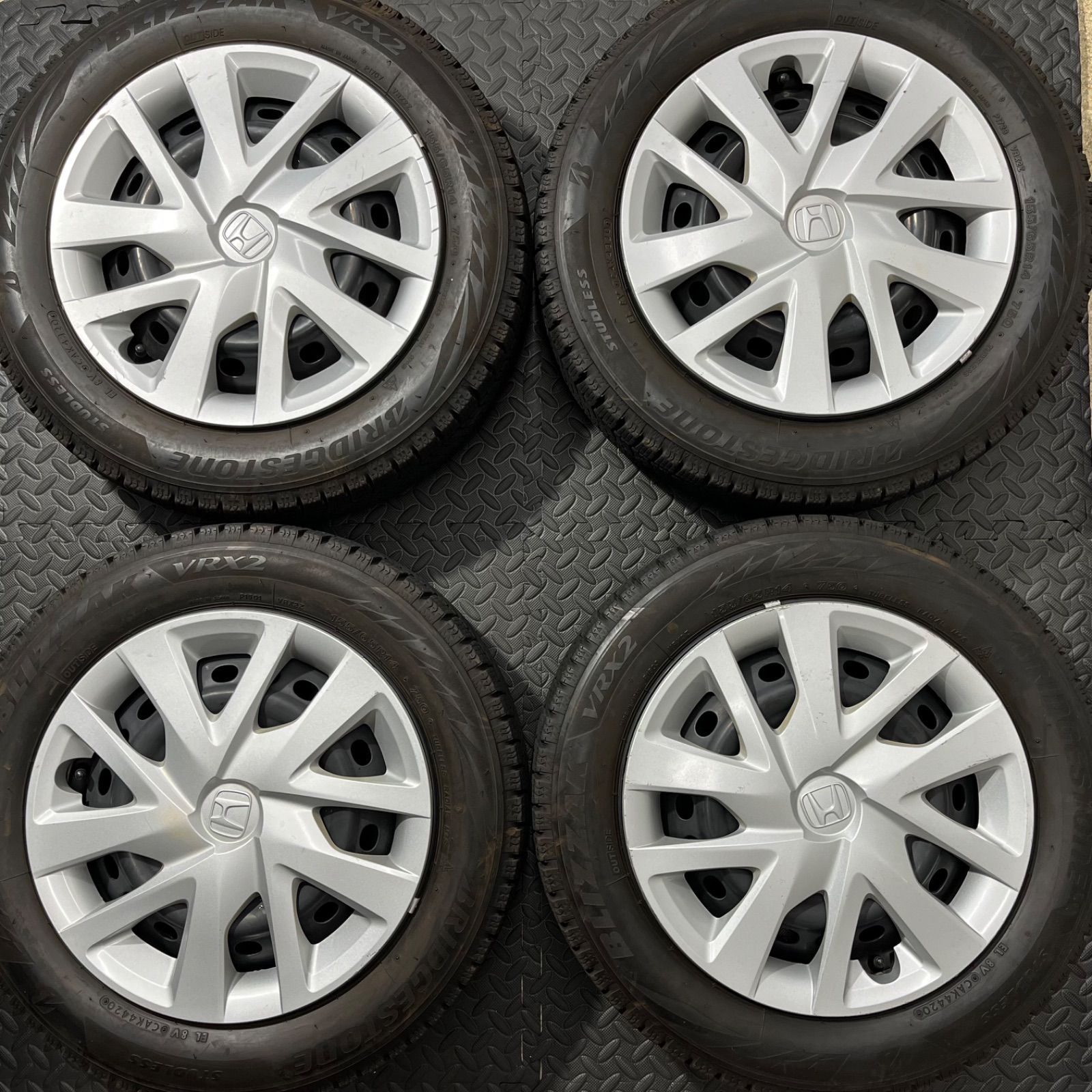 20年 155 65R14 ブリヂストン ブリザックVRX2 ホンダ JF3 N-BOX N-WGN N-ONE スタッドレスタイヤ