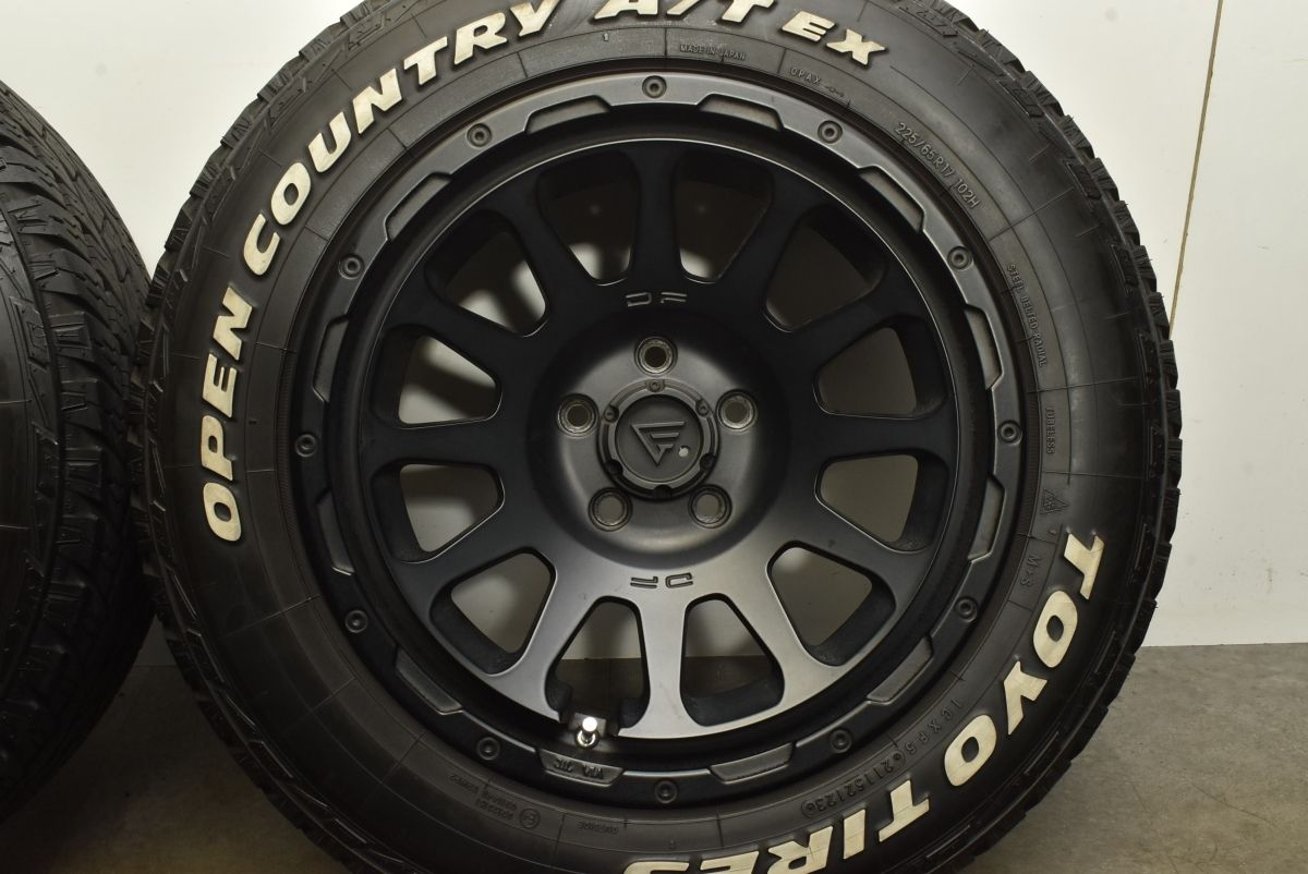 製 ホワイトレター付 デルタフォース オーバル 17in 35 114.3 トーヨー オープンカントリー A T EX 225 65R17 レクサス NX RAV4 FFCRYSTALESIA_COM