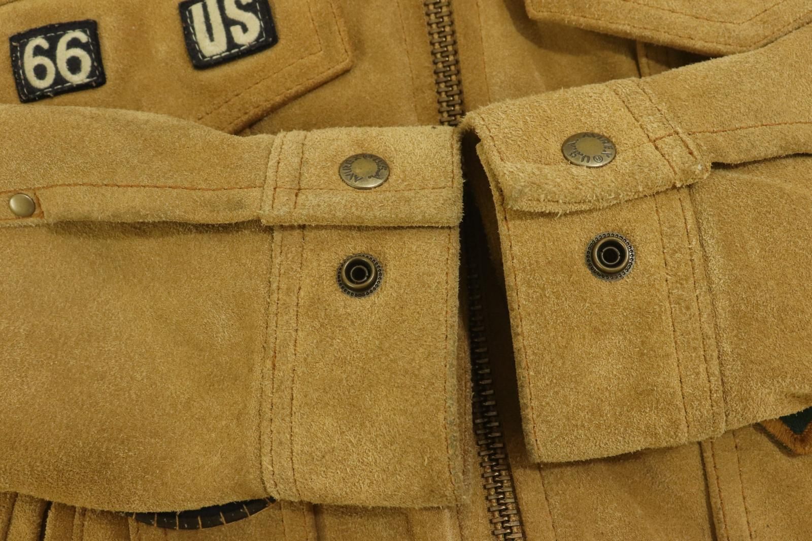 カウスウェードパッチジャケット AVIREX