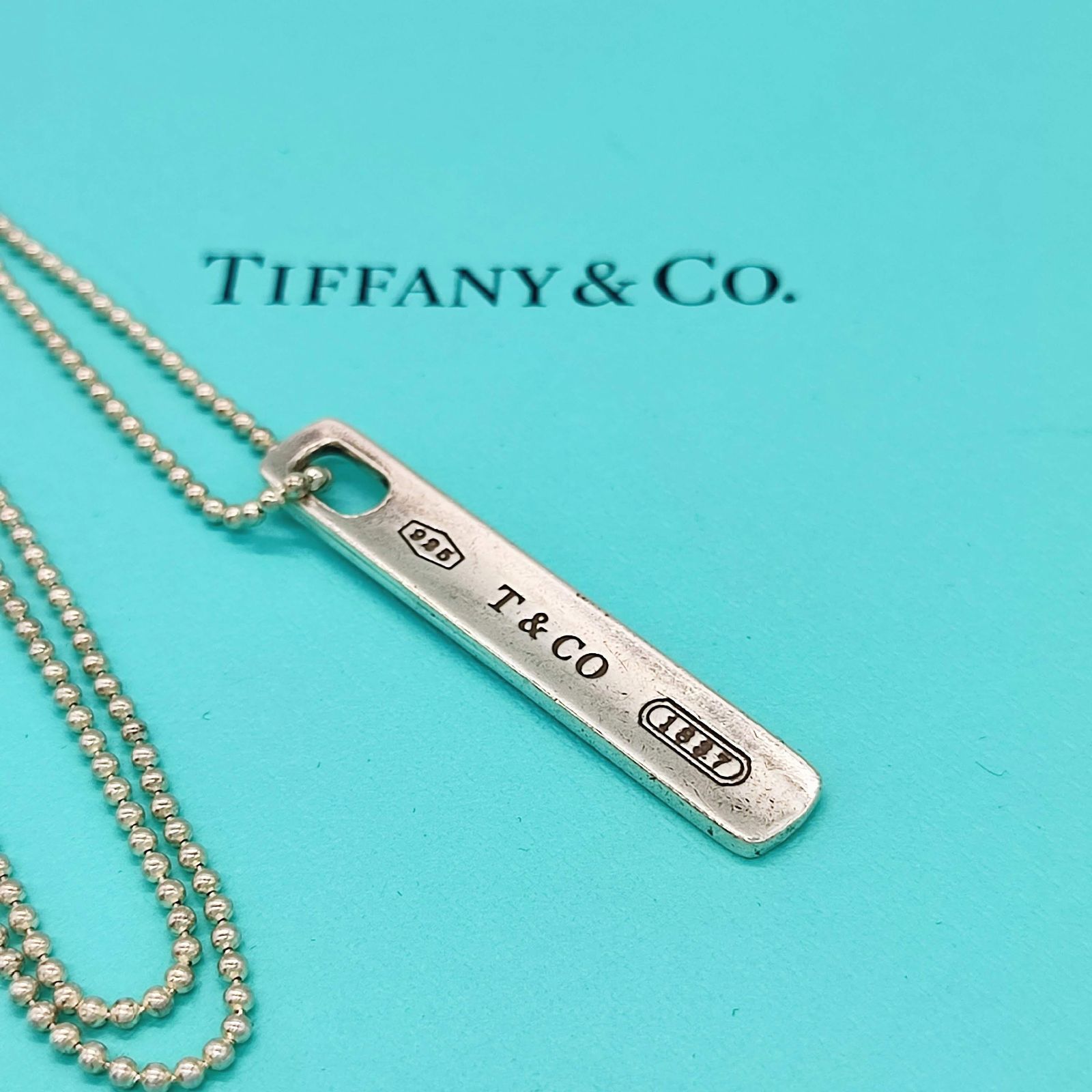 美品】TIFFANY ティファニー 1837バープレートネックレス シルバー925 - メルカリ